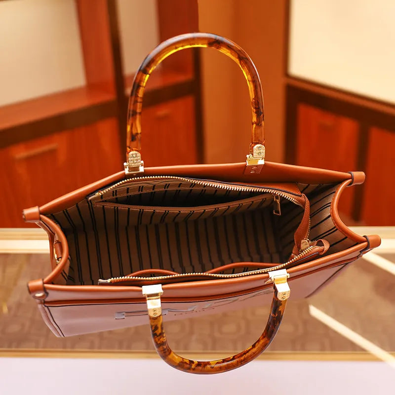 Sac Femme Cuir PU — Style Luxe, Bandoulière