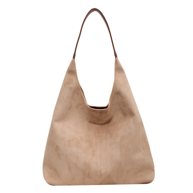 Grand Tote Bag Style Suede — 6 Coloris