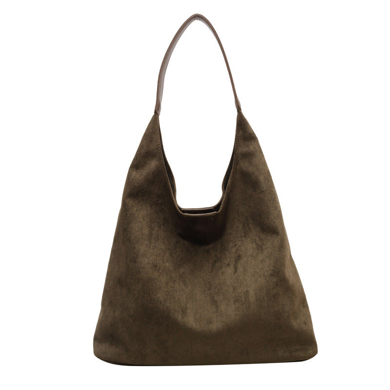Grand Tote Bag Style Suede — 6 Coloris