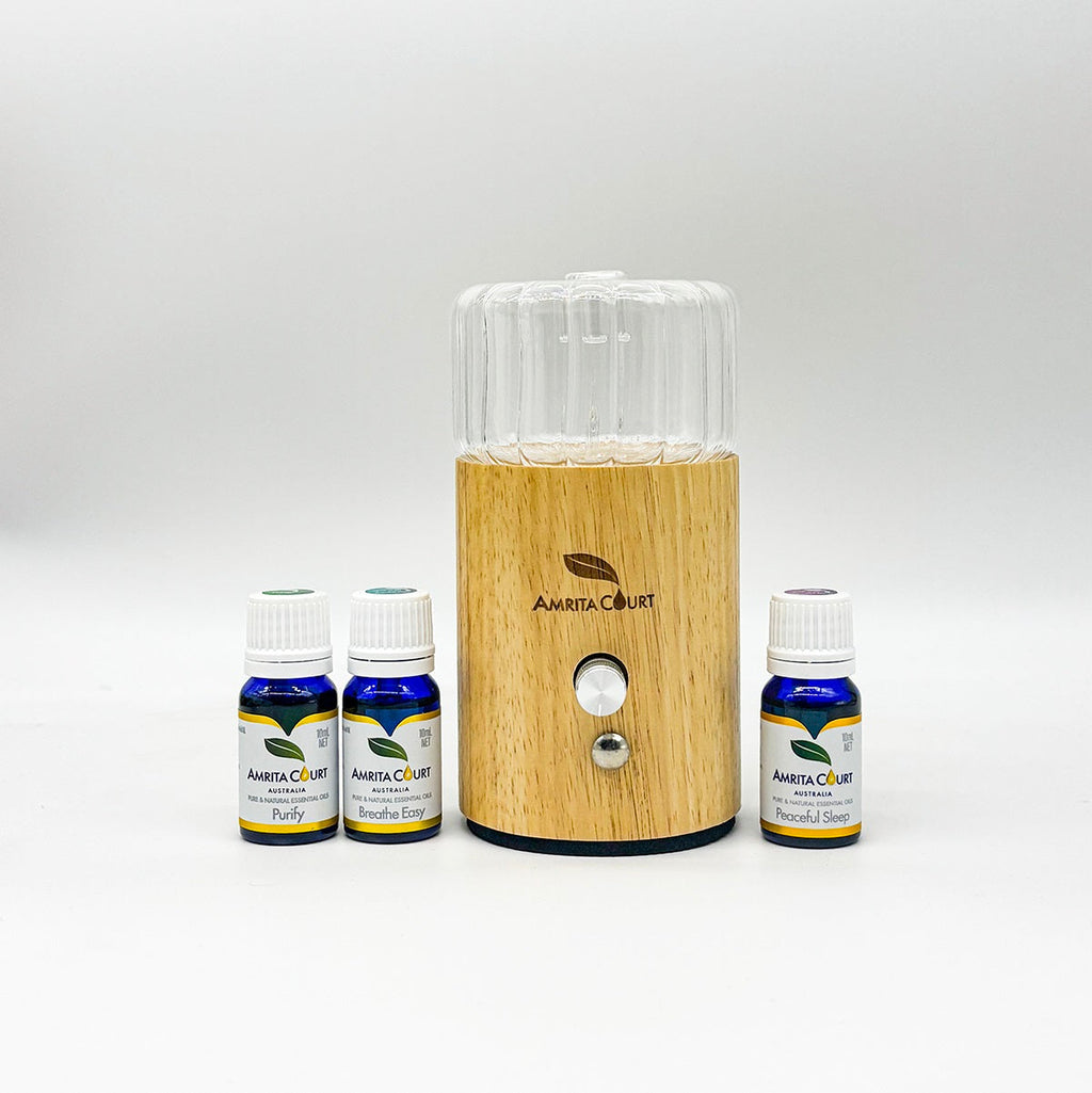 🌿 Outdoor Ritual Bundle | Nova Ezy Portable Diffuser + Essential Oils for Nature & Camping-0