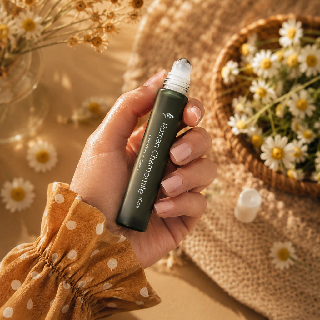 Roman Chamomile Essential Oil Roll-on — Emotional Softening, Comfort & Nervous System Calm Ritual-1