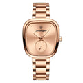 Women's Stainless Steel Waterproof Quartz Watch (Rose Gold)-0
