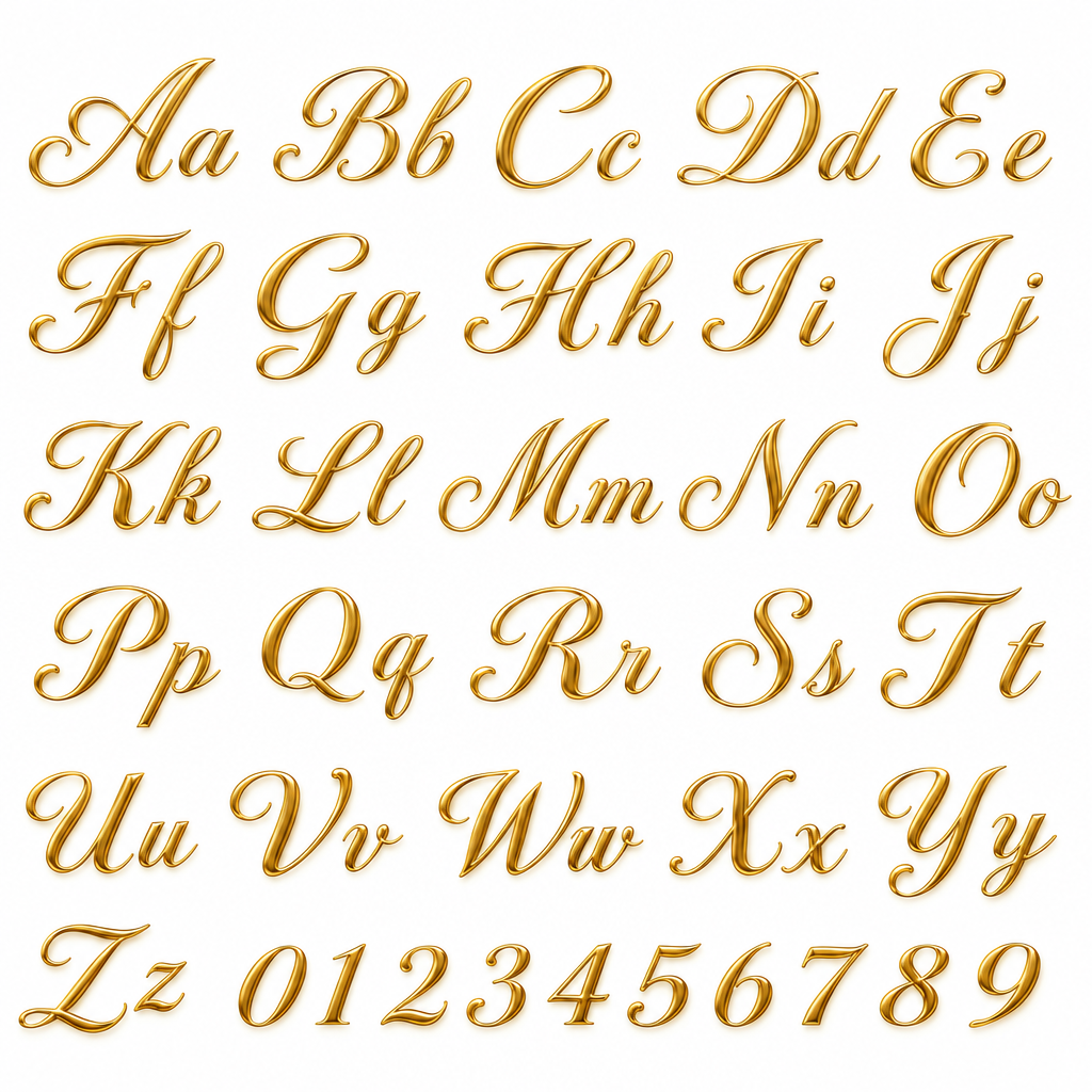 Alphabet Cursif - Premium