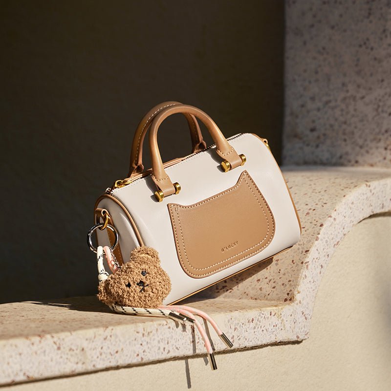 Mini Sac Polochon Arcadia en Cuir | 2 Coloris