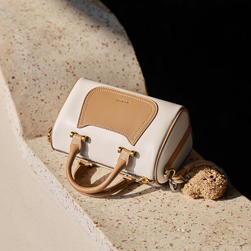 Mini Sac Polochon Arcadia en Cuir | 2 Coloris