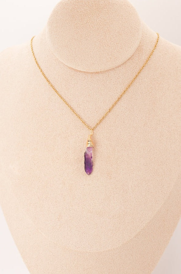 Pendant | Rough Amethyst Nugget-4