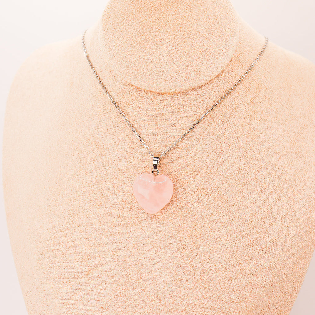 Pendant | Rose Quartz Heart