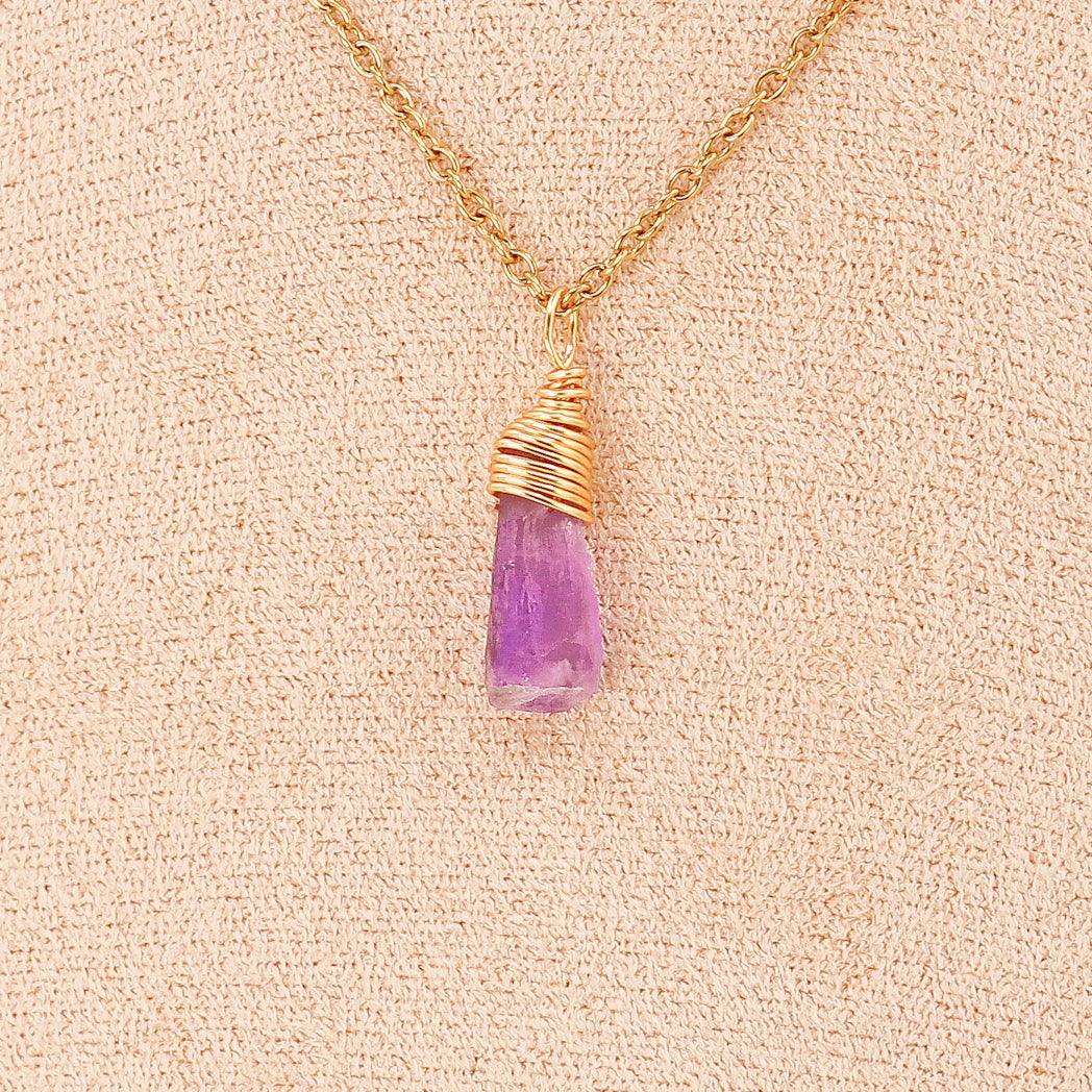 Pendant | Rough Amethyst Nugget-0