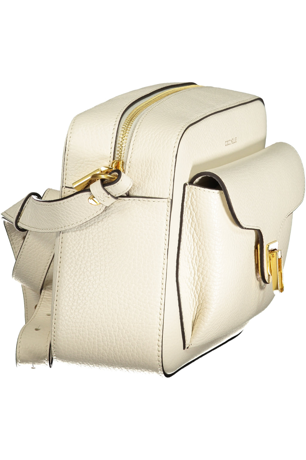 Coccinelle Beat Soft White Women's Bag — Adjustable Shoulder Strap