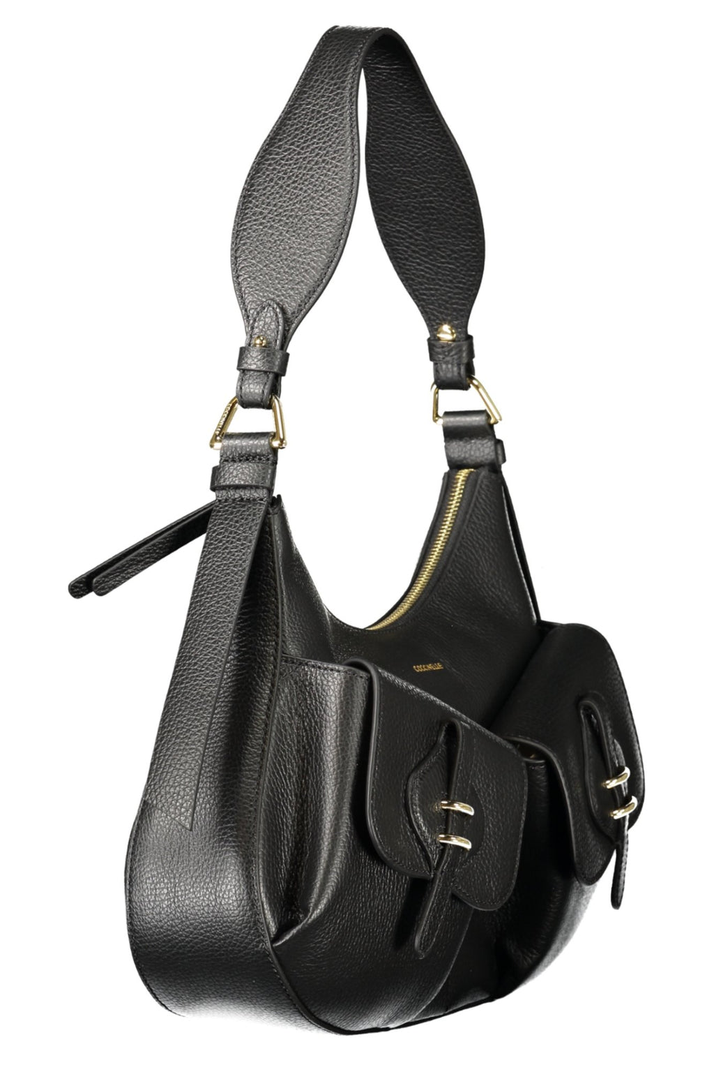 Sac Noir Coccinelle Femme — Mavery Pocket 2 Poches Ext.