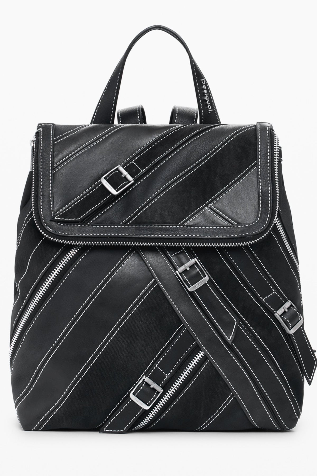 Sac à Dos Noir Desigual Femme — Fibonacci Hampton