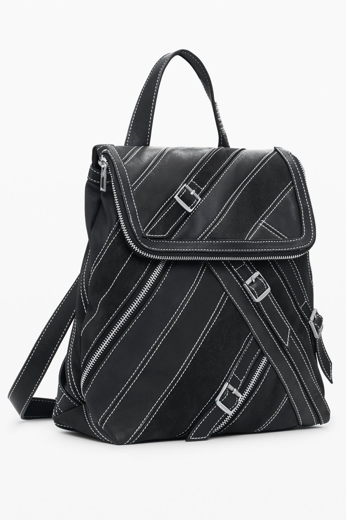 Sac à Dos Noir Desigual Femme — Fibonacci Hampton