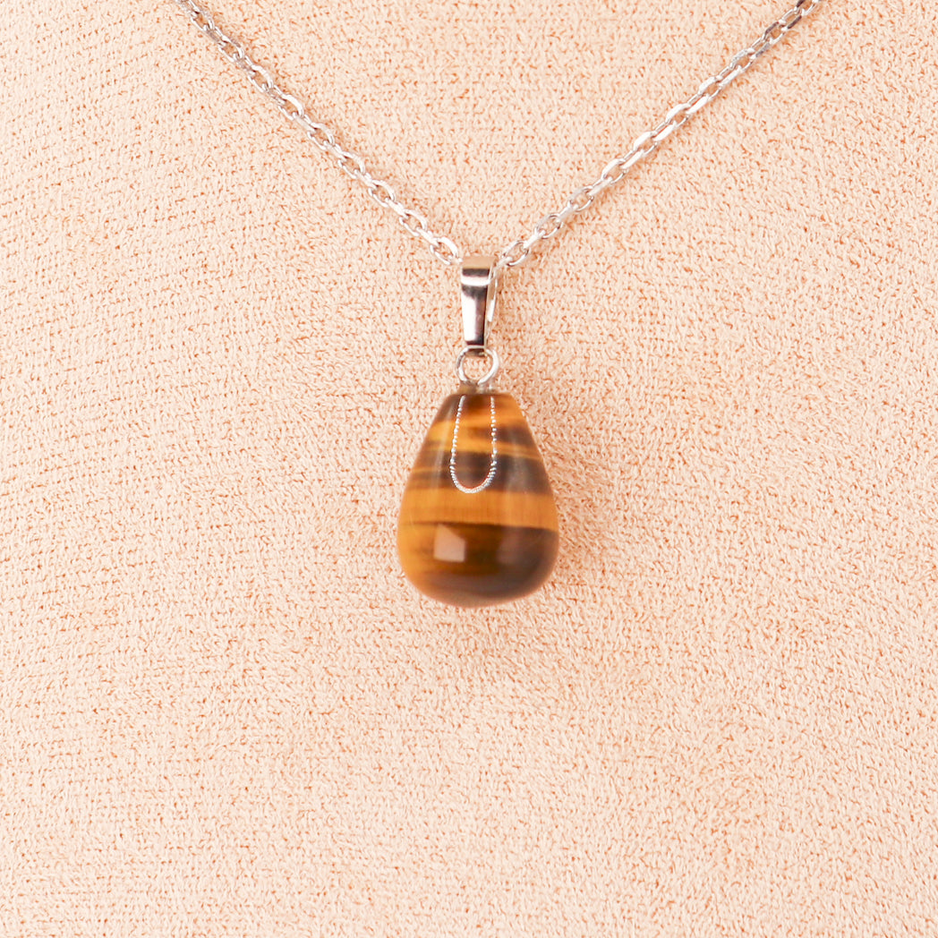 Tiger Eye Drop Pendant-0