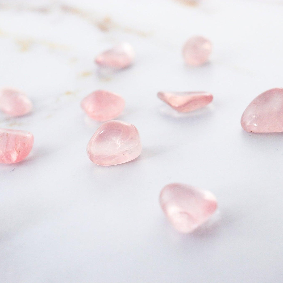 Pierre roulée en Quartz Rose-1