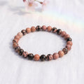 Rhodonite Bracelet — Natural Stone, Anti-Stress, Emotional Balance