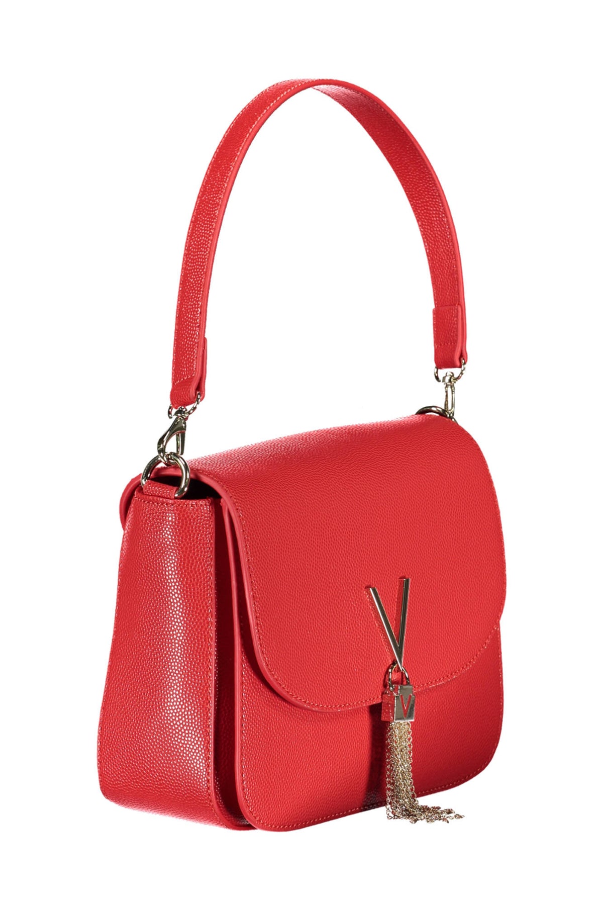 Sac Rouge Valentino Bags Femme — Bandoulière Chaîne Amovible